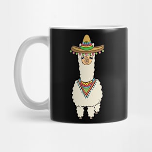 Alpaca with sombrero Mug